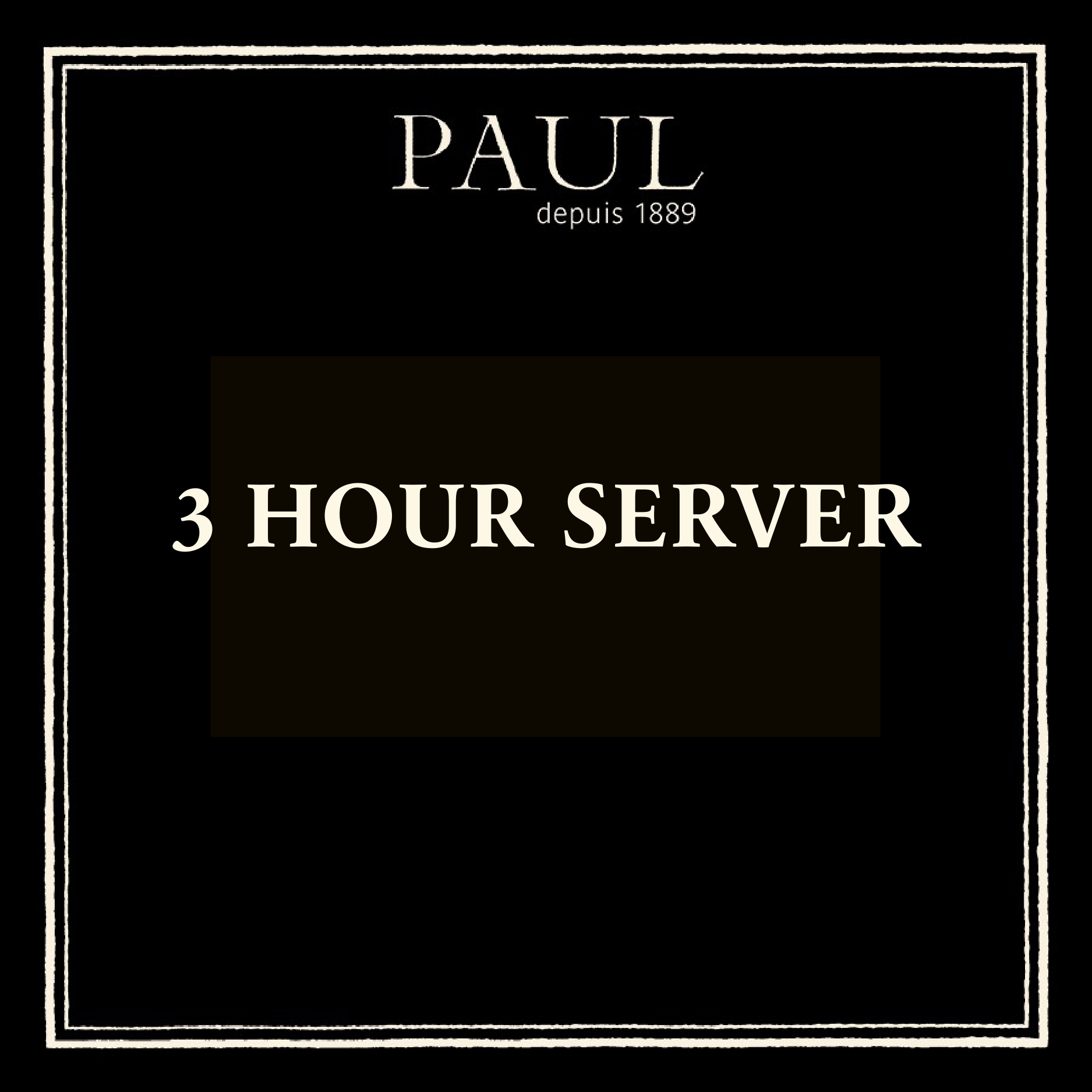 3 Hour Server