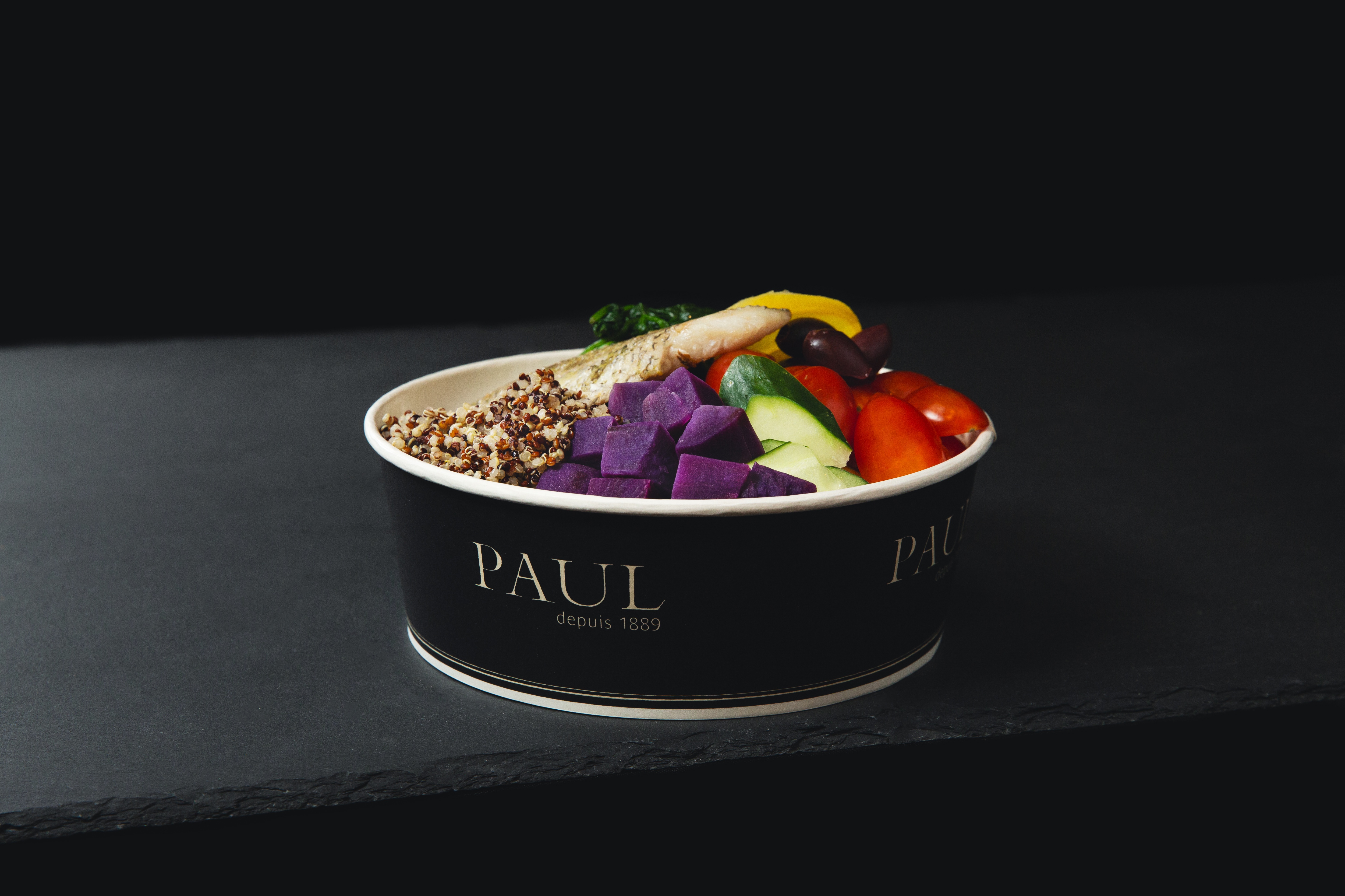Poached Fish & Quinoa Bowl
