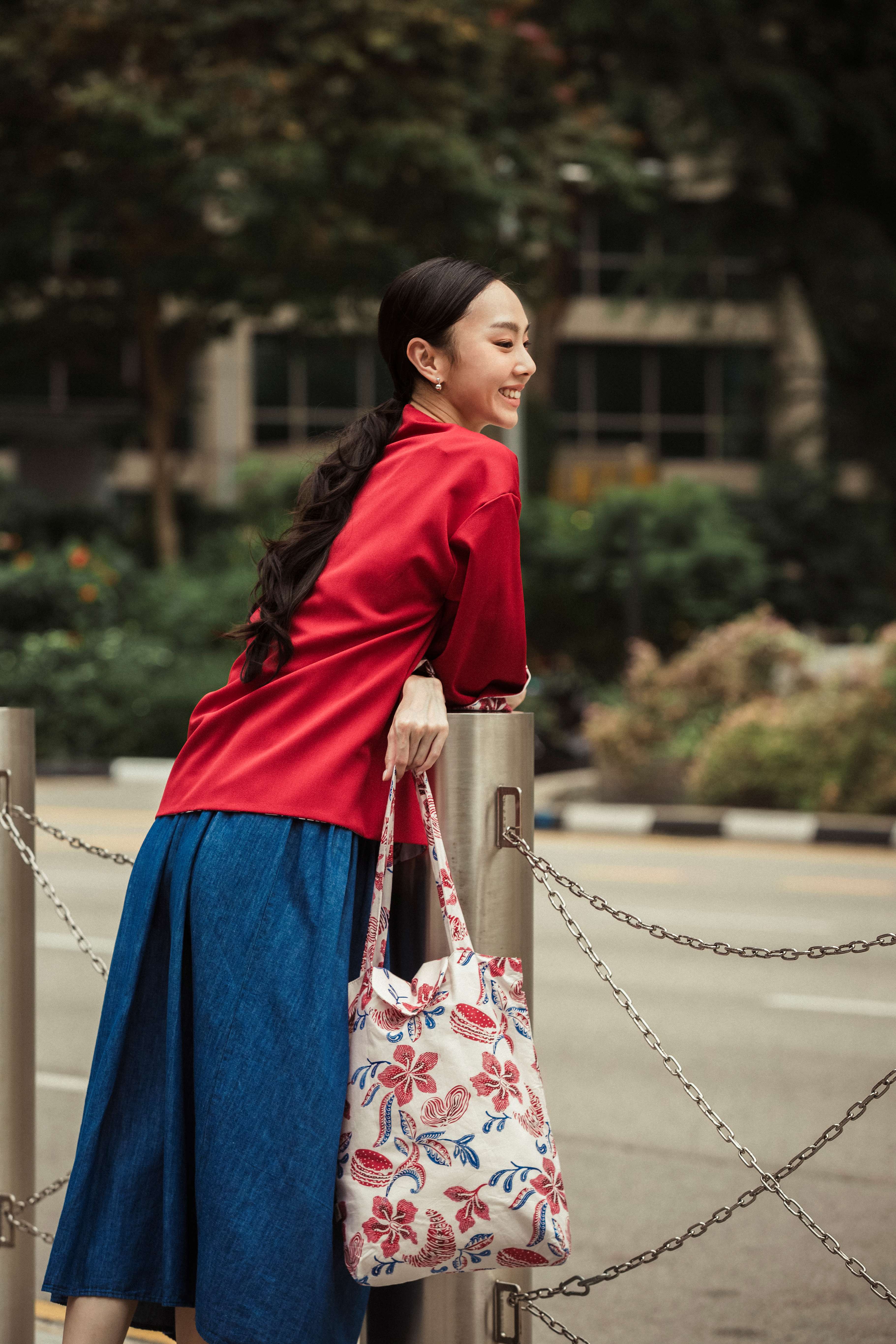 Packable Tote - Tricolore
