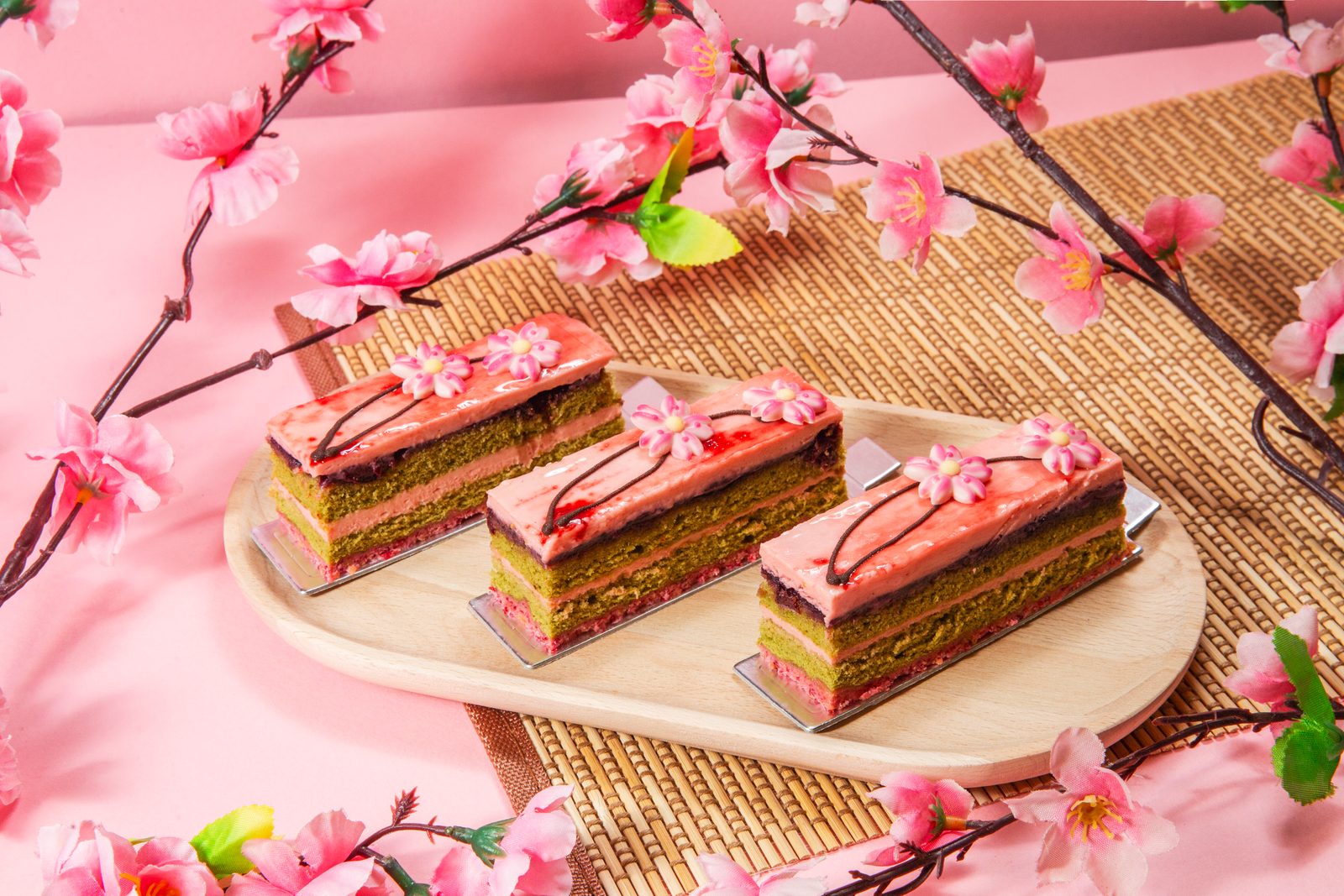 Sakura Cake (Slice)